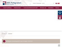 Tablet Screenshot of bbs-pottgraben.de